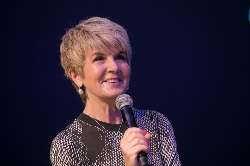 Julie Bishop at the Financial Services Council Summit 2019. (Sources: Supplied)