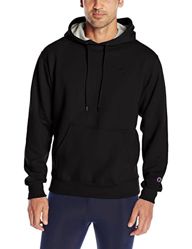 Champion Men's Powerblend Pullover Hoodie, Black, Small (Amazon / Amazon)