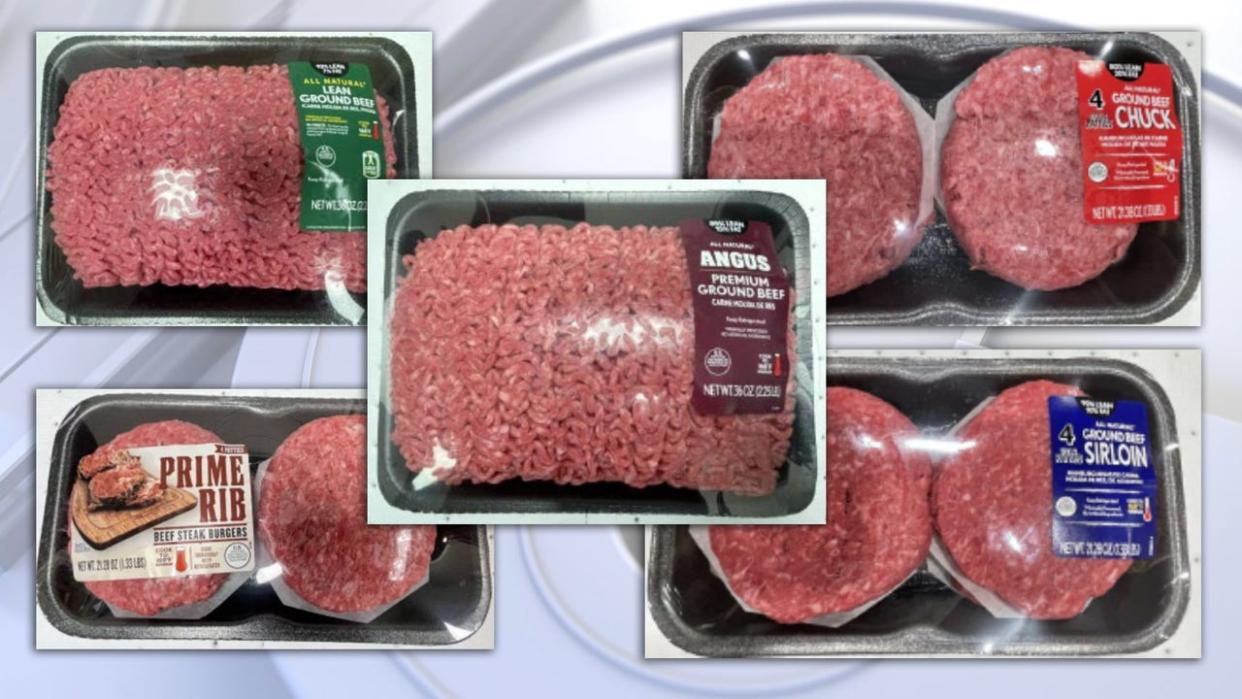 <div>Walmart ground beef recall sample products via USDA.</div> <strong>(USDA)</strong>