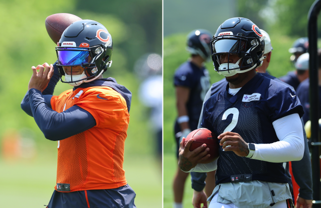 Bears quarterback Justin Fields training with Packers rival Jordan Love