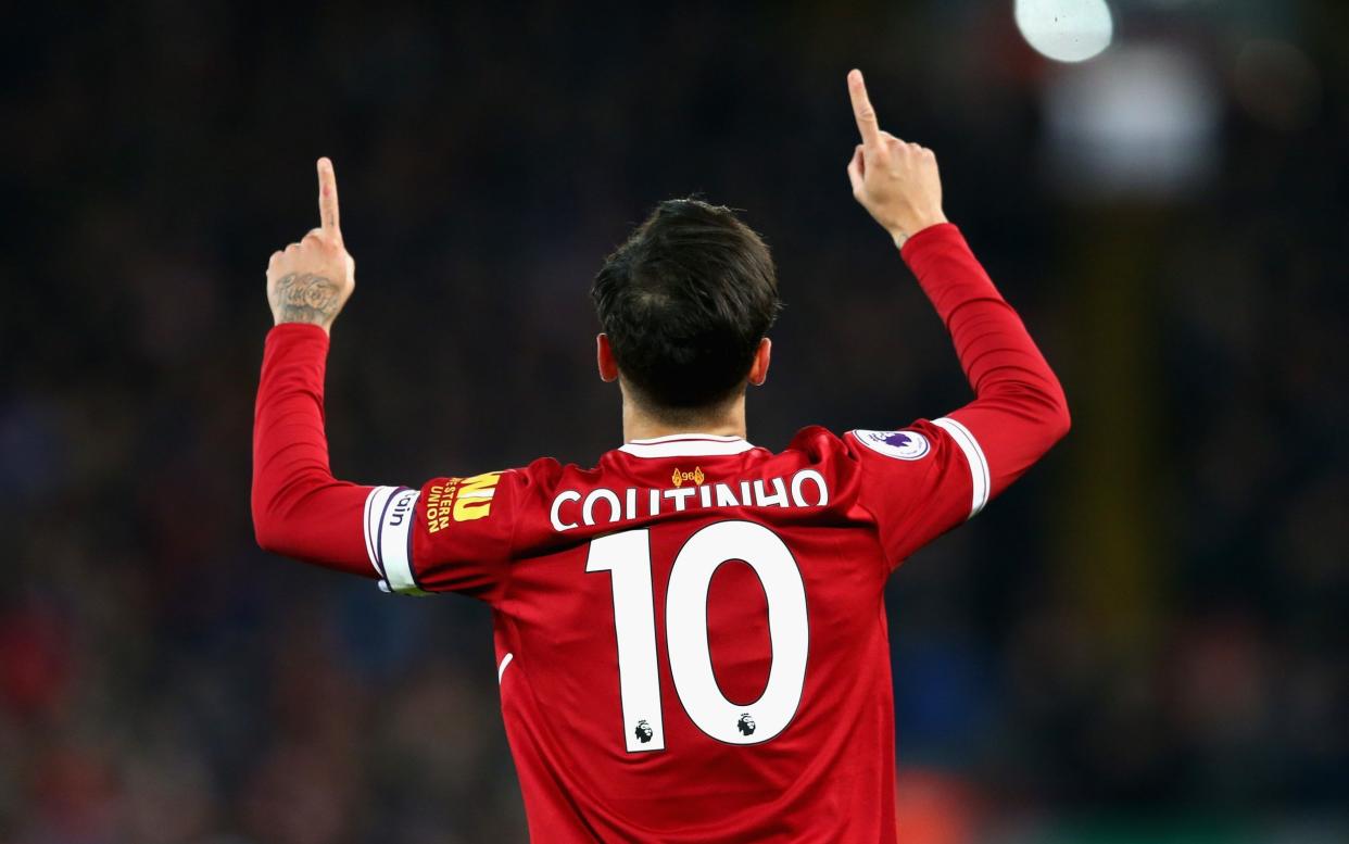 Philippe Coutinho of Liverpool - GETTY IMAGES