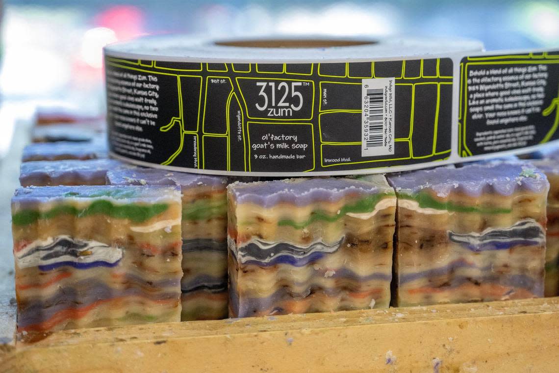 The name of the 3125 soap bar made from leftover pieces of soap in the manufacturing process gets its name from the address of the company’s soap manufaturing plant at 3125 Wyandotte St. in Kansas City.