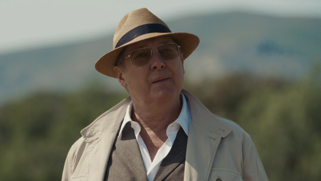  James Spader as Reddington in The Blacklist series finale 