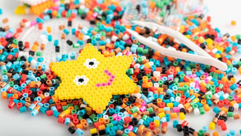 Make a star or a sunshine or a cheetah with these beads.