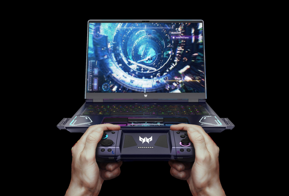 A gaming laptop.