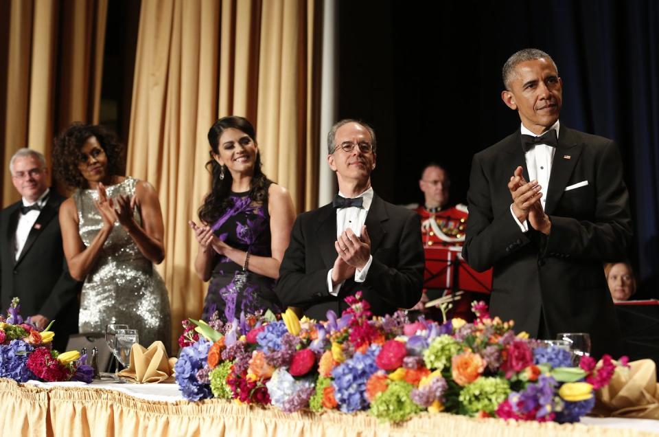 The president and the first lady are supposed to attend the White House Correspondents' dinner.