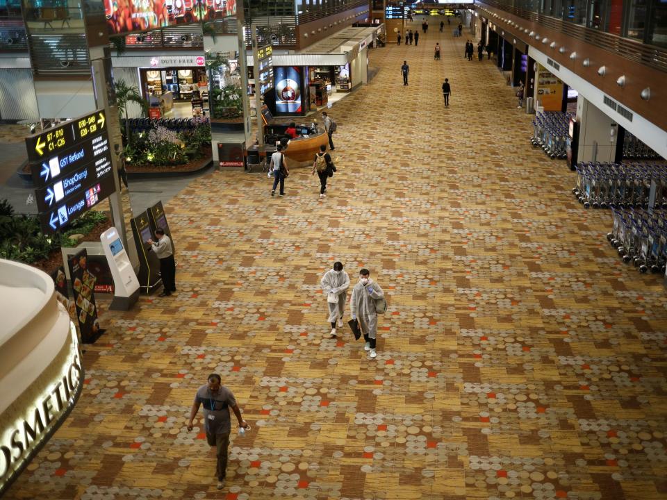 Singapore Changi Airport transit area