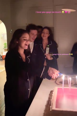 <p>Nicola Peltz/Instagram</p> Nicola shared how grateful she was for the surprise bash on Instagram