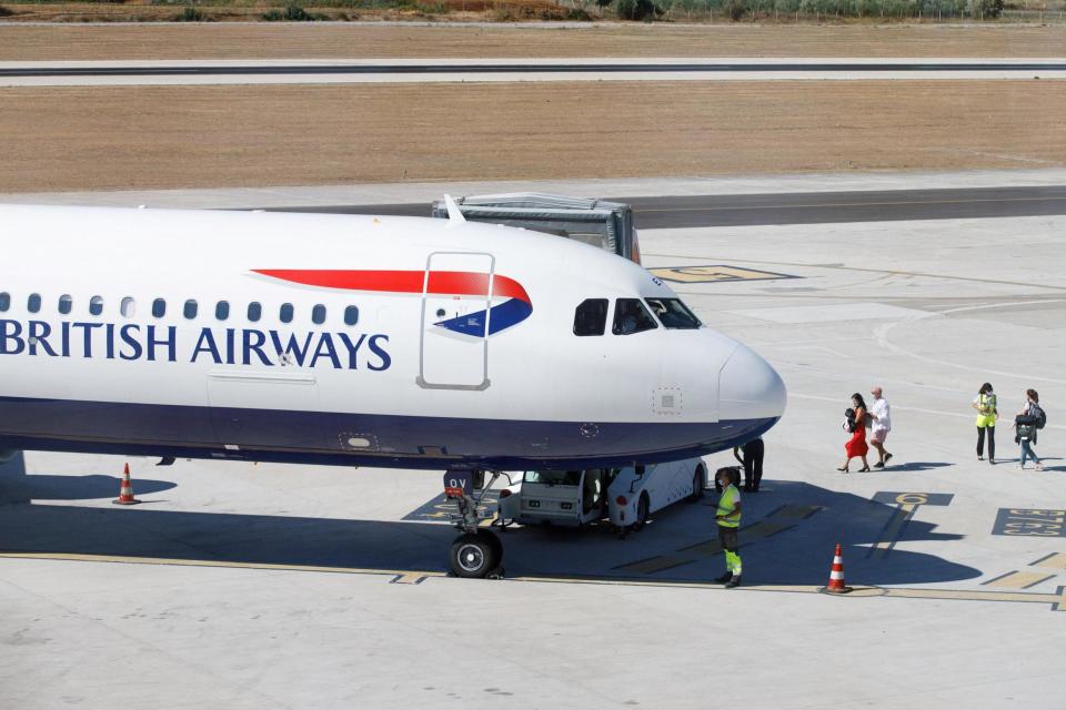 People board a British Airways airplane at the airport in Split, as Croatia struggles with more cases of coronavirus: REUTERS