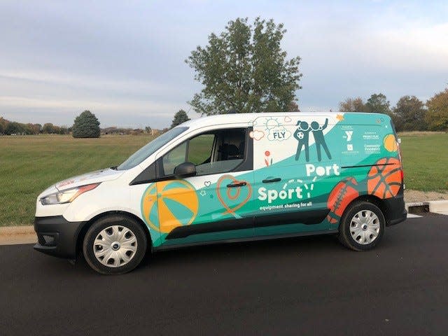 The Y on the Fly van brings games and sports to area children.