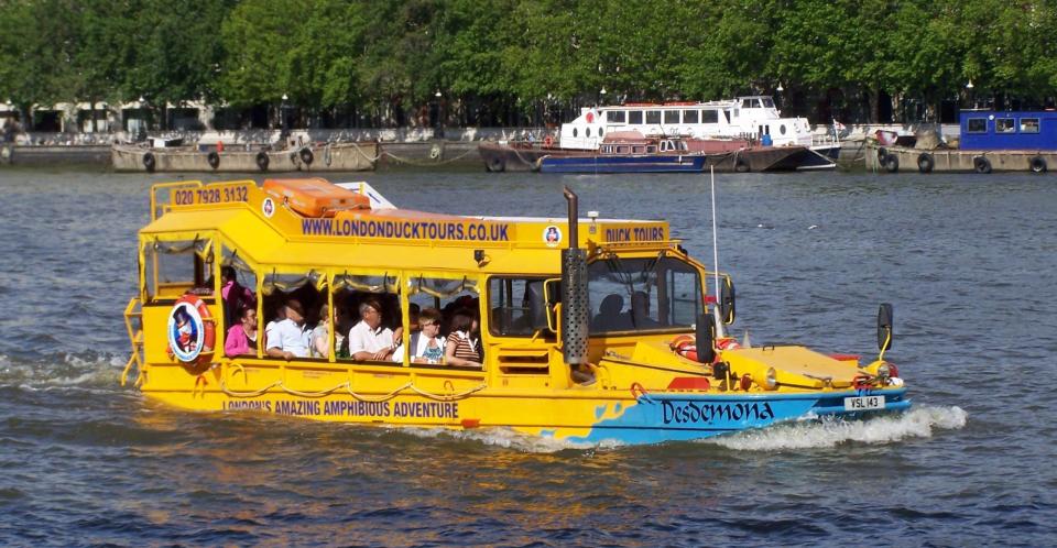 Duck tour boats