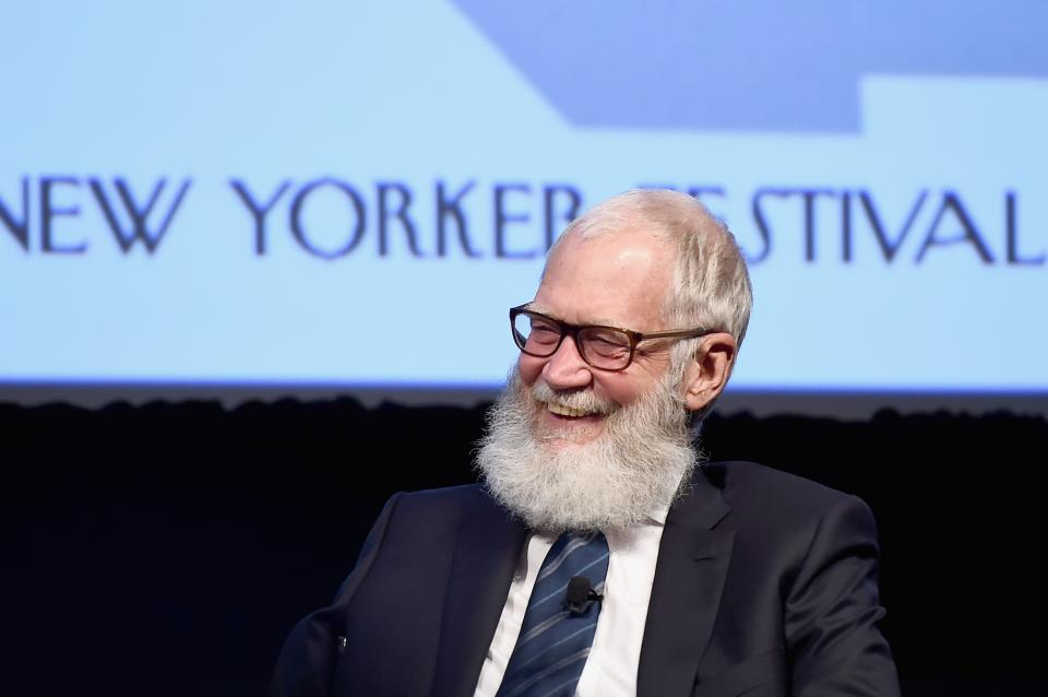 NEW YORK, NY – OCTOBER 07: Comedian and former talk show host David Letterman speaks onstage during The New Yorker Festival 2016 – David Letterman Talks With Susan Morrison at MasterCard Stage at SVA Theatre on October 7, 2016 in New York City. (Photo by Ilya S. Savenok/Getty Images for The New Yorker)