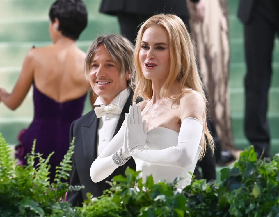 Nicole Kidman and Keith Urban at the 2024 Met Gala on May 6 in New York City (AFP via Getty Images)