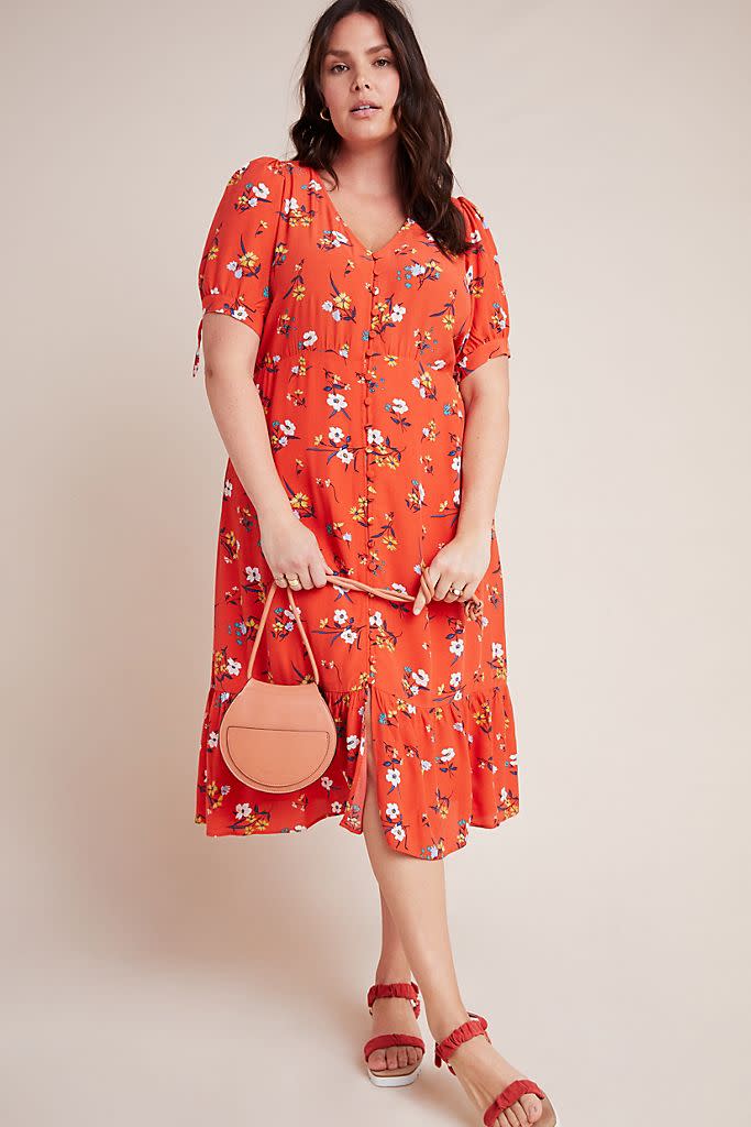 Eudora Midi Dress. Image via Anthropologie.