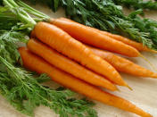 <b>Carrots</b> <br>Probably one of the only gifts of nature that is rich in more than one form of Vitamin, carrots complete your body’s requirement of vitamins B, C, D, E and K, while the carotene gets converted to Vitamin A later. It is no wonder that a plate of heartily made ‘gajar ka halwa’ is to die for.