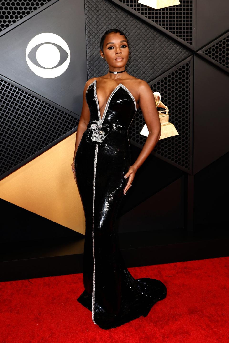 Janelle Monáe wearing Armani Privé (Getty Images)