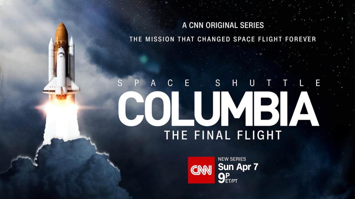  Promo art for CNN's "Space Shuttle Columbia: The Final Flight". 