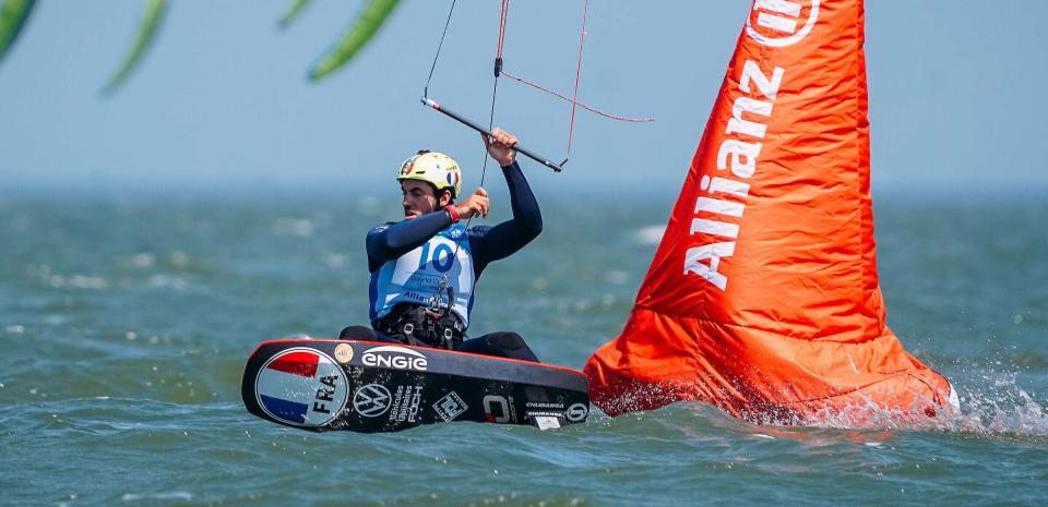 Axel Mazella in action at the 2023 Allianz Regatta