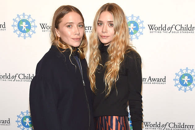 Mary-Kate and Ashley Olsen.