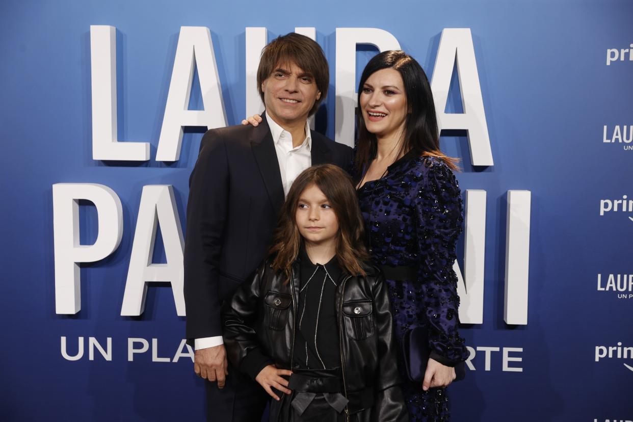 Laura Pausini, su esposo y su hija