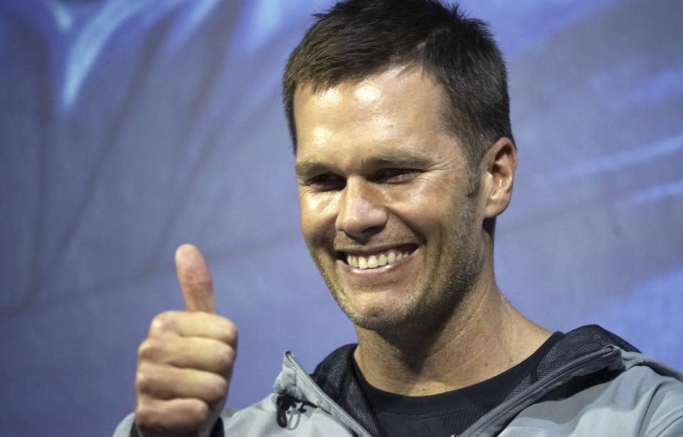 Wonder what advice today's Tom Brady would have for his younger self. (AP)