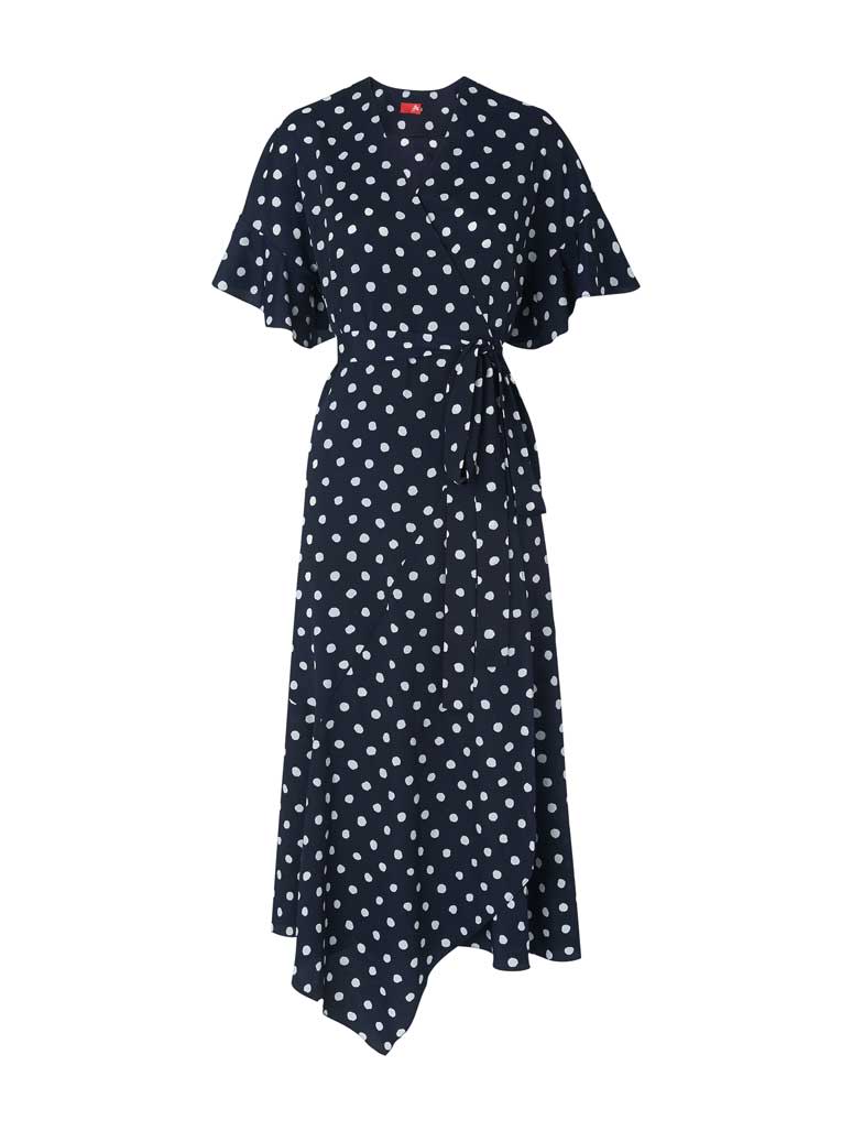 Kitri Eliana Polka Dot Wrap Dress, $215. kitristudio.com