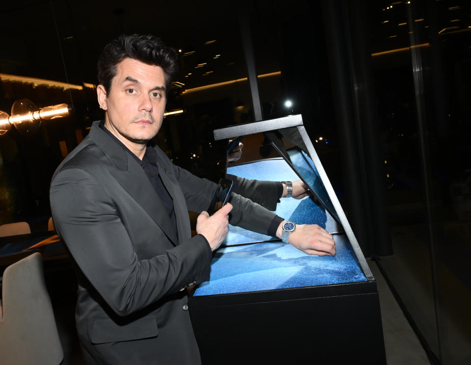 John Mayer at the John Mayer: Beneath The Crystal Sky event in celebration of the Audemars Piguet Royal Oak Perpetual Calendar John Mayer Limited Edition timepiece held on April 16, 2024 in Los Angeles, California.