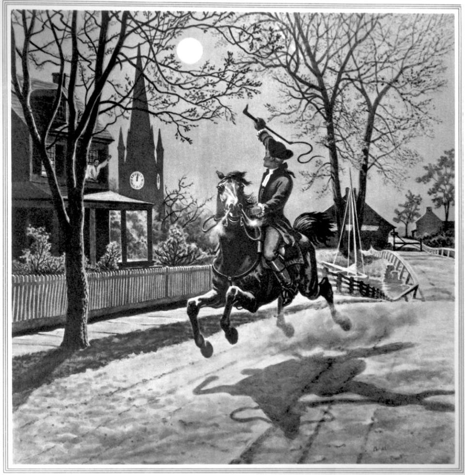 Rendering of Paul Revere