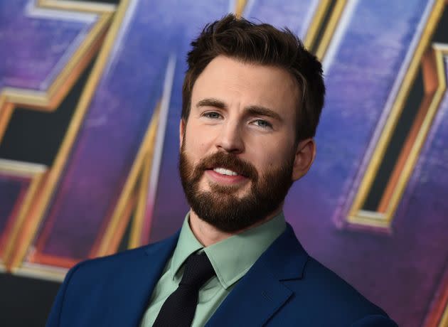 Chris Evans attends the premiere of 