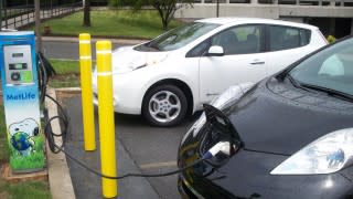 MetLife electric-car charging station for employee use - Johnstown, Pennsylvania