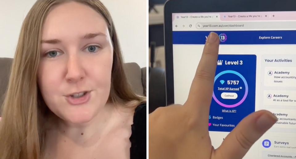 Amy has been looking at side hustles available to Aussies and found an easy way to make more than $50. (Source: TikTok)