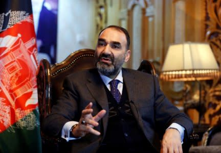 Atta Mohammad Noor, governor of the Balkh province, speaks during an interview in Kabul, Afghanistan January 25, 2017. REUTERS/Mohammad Ismail