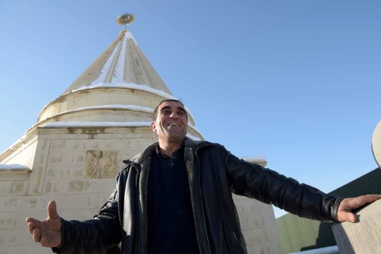 Misha Davrshyan hopes that the construction of Armenia's second Yazidi temple will encourage the return of some of the religion's diaspora to return