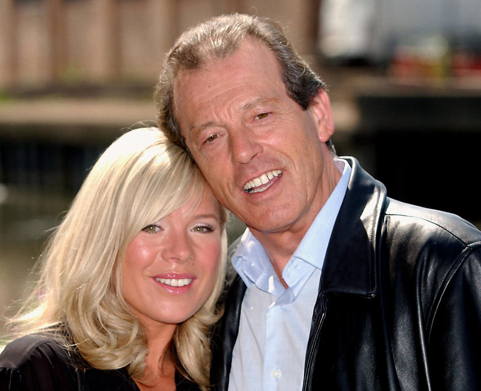 Actor Leslie Grantham with actress Letitia Dean during a photocall to introduce the return of his character ‘Dirty’ Den, to EastEnders. (PA)