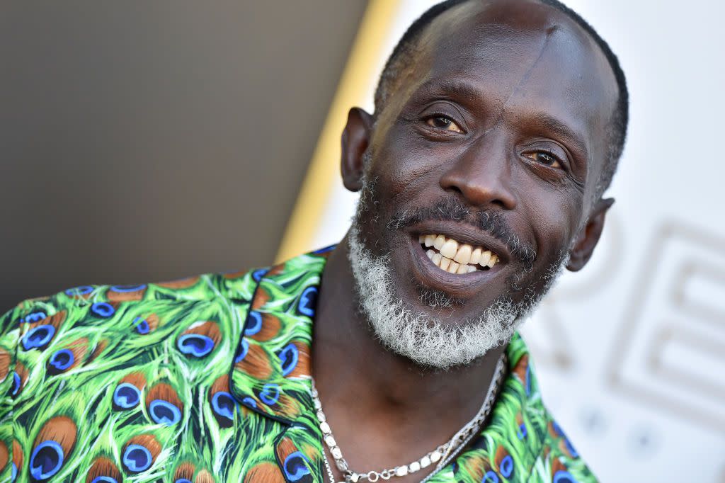 Michael K. Williams attends the Los Angeles Premiere of MGM's "Respect" at Regency Village Theatre on August 08, 2021 in Los Angeles, California.