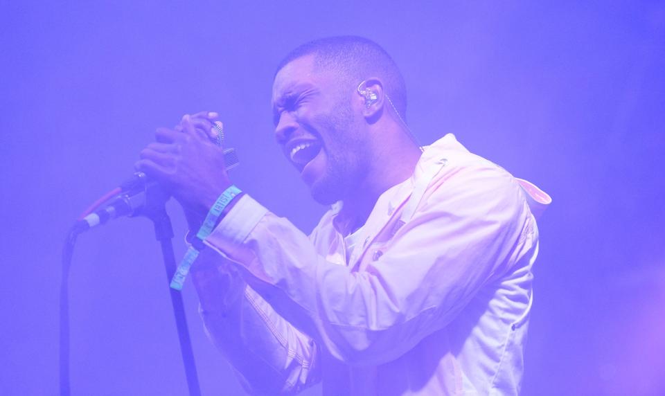 Artist Frank Ocean performs during the 2014 Bonnaroo Music & Arts Festival on June 14, 2014 in Manchester, Tennessee.