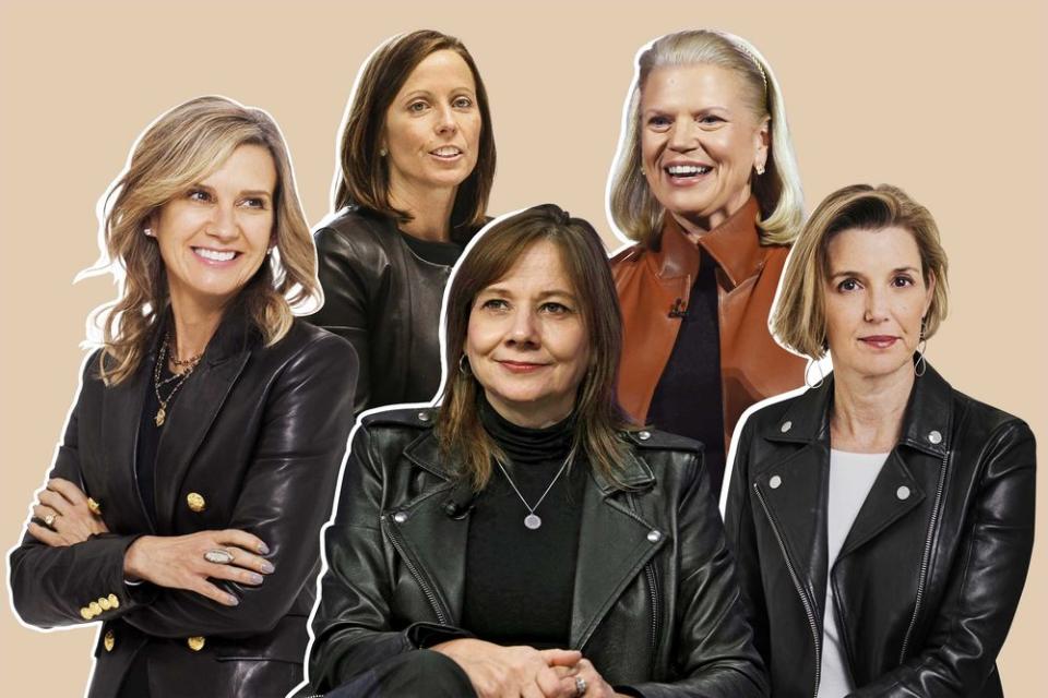 From left: Michelle Gass, CEO and director of Kohl’s; Adena Friedman, CEO of Nasdaq; Mary Barra, CEO of General Motors; Ginni Rometty, CEO of IBM; Sallie Krawcheck, CEO of Ellevest.