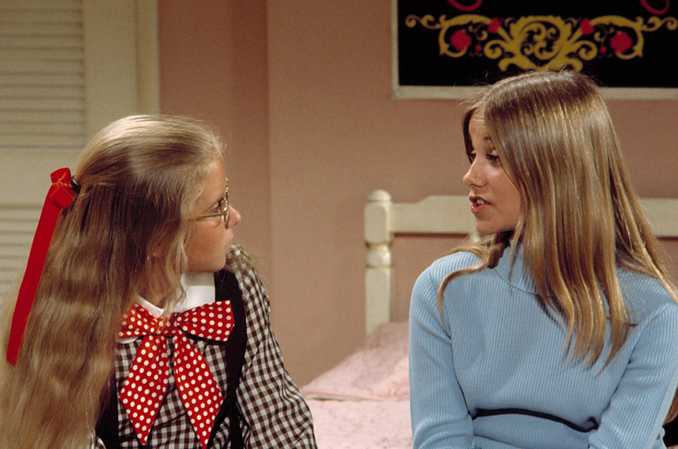 Eve Plumb and Maureen McCormick in 'The Not-So-Ugly Duckling' (Everett Collection)