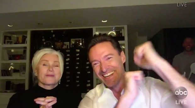 Hugh Jackman and Deborra-Lee Furness Emmys