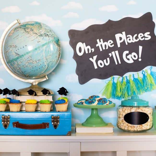 graduation party ideas oh the places you'll go theme