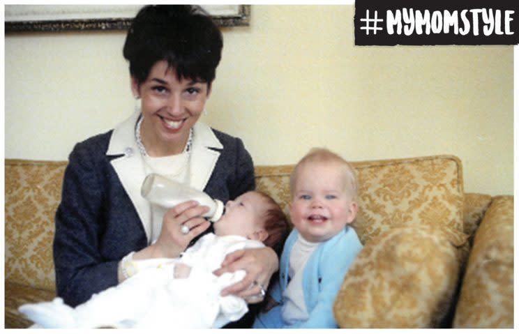 The author as a baby, with her brother and stylish mom. (Photo: Courtesy of Mariko Zapf)