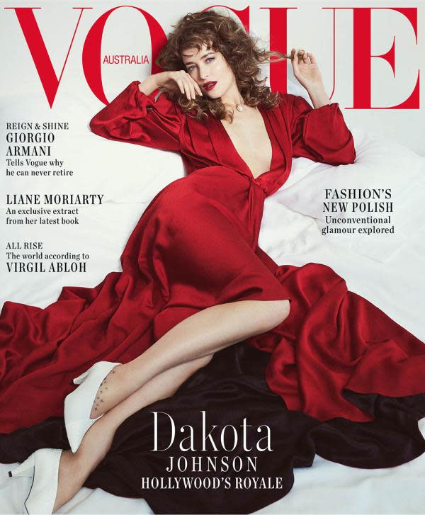Dakota Johnson para Vogue