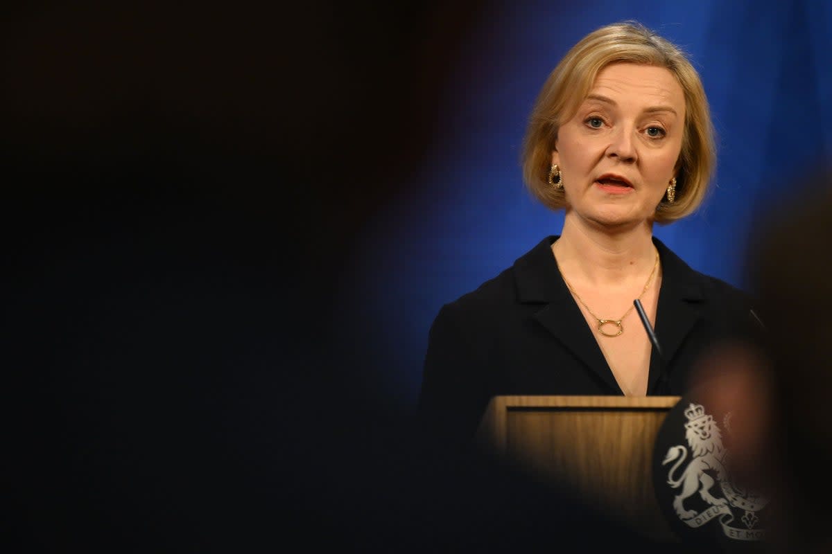 Former prime minister Liz Truss has been accused of complicating the government’s position on China with a visit to Taiwan this week (PA Archive)