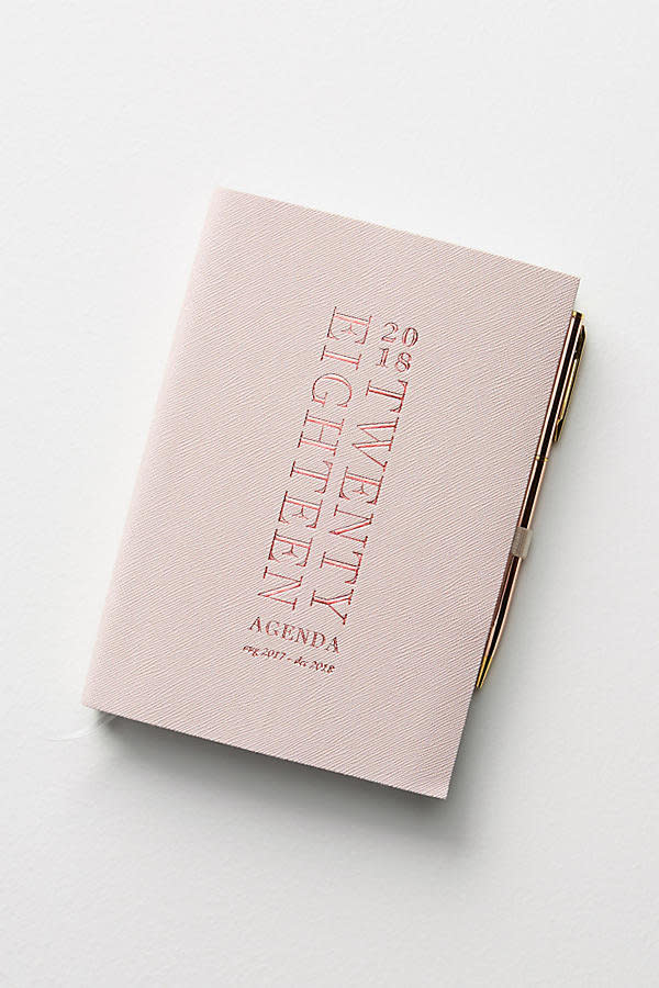 <a href="https://www.anthropologie.com/shop/modern-petite-2017-2018-planner?category=books-stationary-calendars-planners&amp;color=066" target="_blank">Shop it here for $24.</a>
