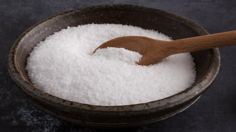 Bowl of kosher salt