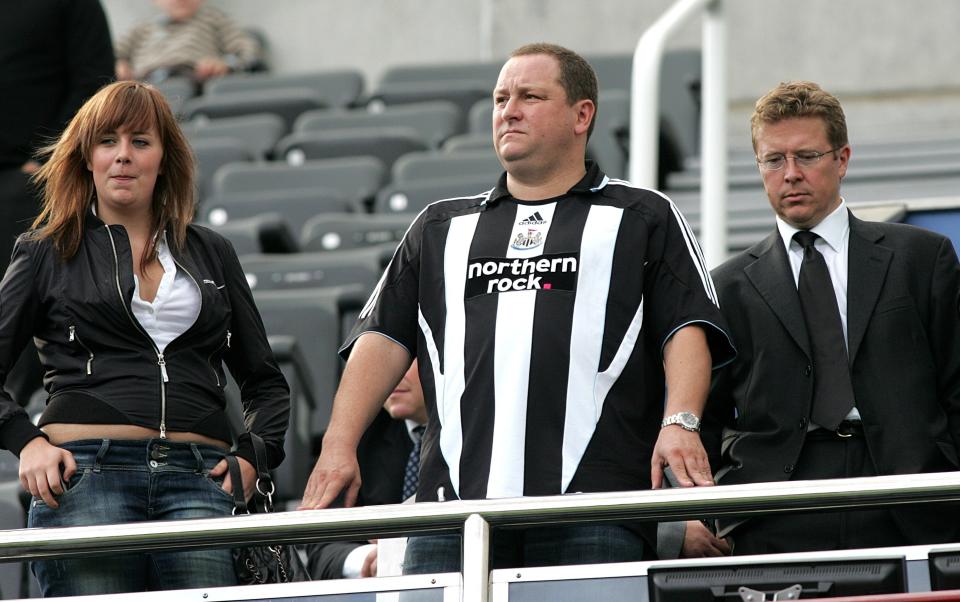 Newcastle United owner Mike Ashley, shortly after first buying the club (Owen Humphreys/PA) (PA Archive)