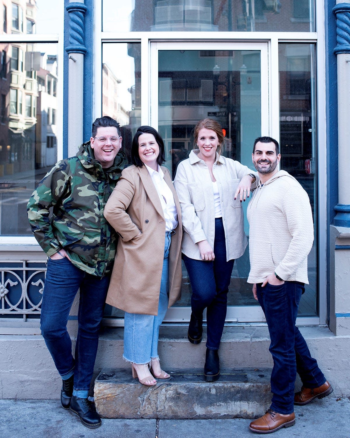 From left to right: Brian Young, Caitlin Young, Haley Sitek and Anthony Sitek.