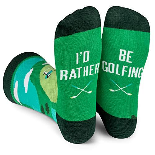 16) "I'd Rather Be Golfing" Novelty Socks