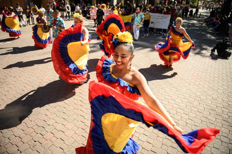 The 2023 International Folk Festival Parade of Nations is 10 a.m. Saturday on Hay Street.