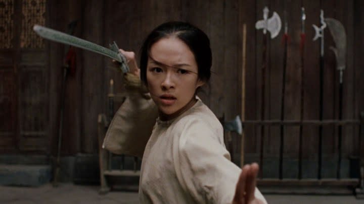 Zhang Ziyi in Crouching Tiger, Hidden Dragon.